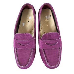 Cole Haan | Women’s Plum Purple Suede Leather Riding Penny Loafers Size 7.5B